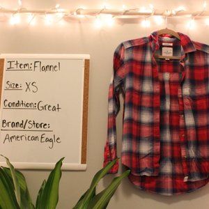 American Eagle Long Sleeve Button Down